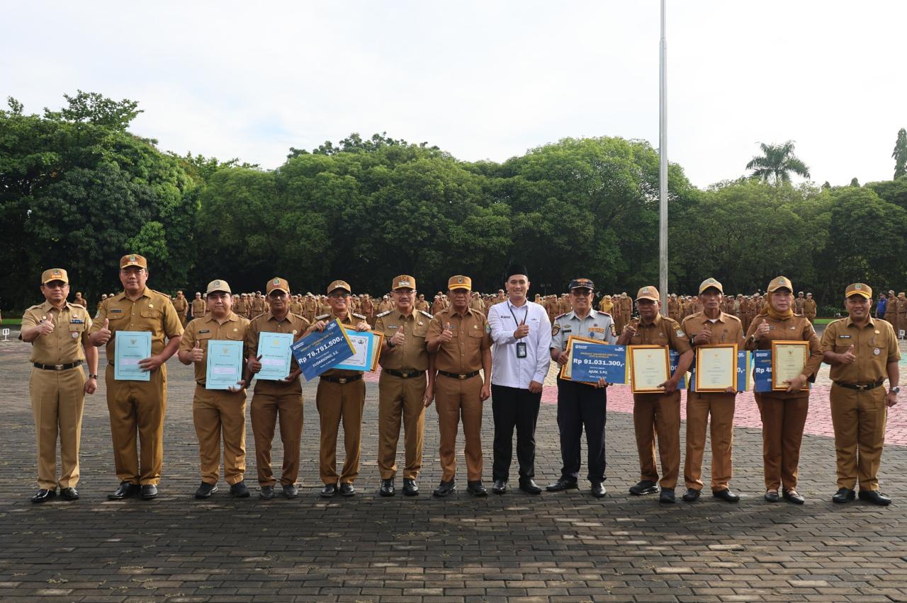 Plh Wali Kota Harris Bobihoe Sampaikan  Point Penting di Momen Apel Pagi