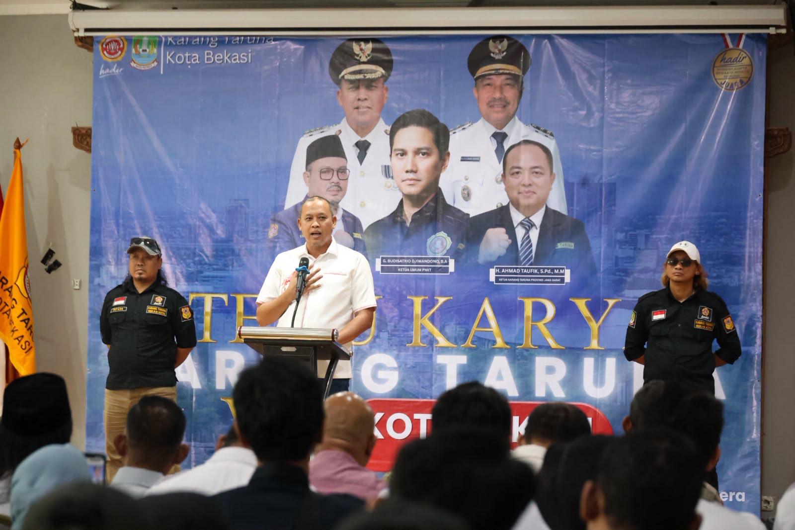 Wali Kota Bekasi Buka Temu Karya Karang Taruna VII Kota Bekasi