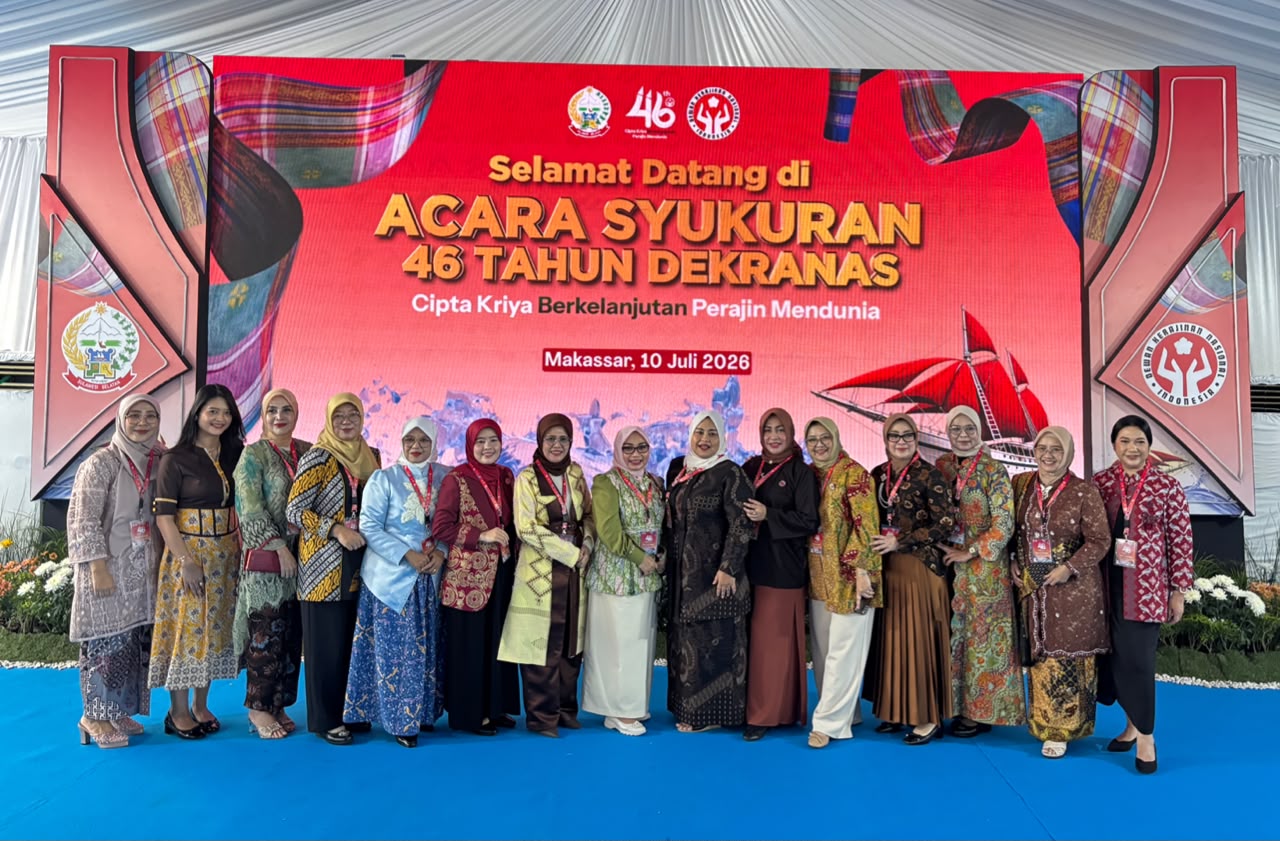 Ketua Dekranasda Kota Bekasi Hadiri HUT ke-46 Dekranas, Dorong UMKM Bekasi Tembus Pasar Nasional