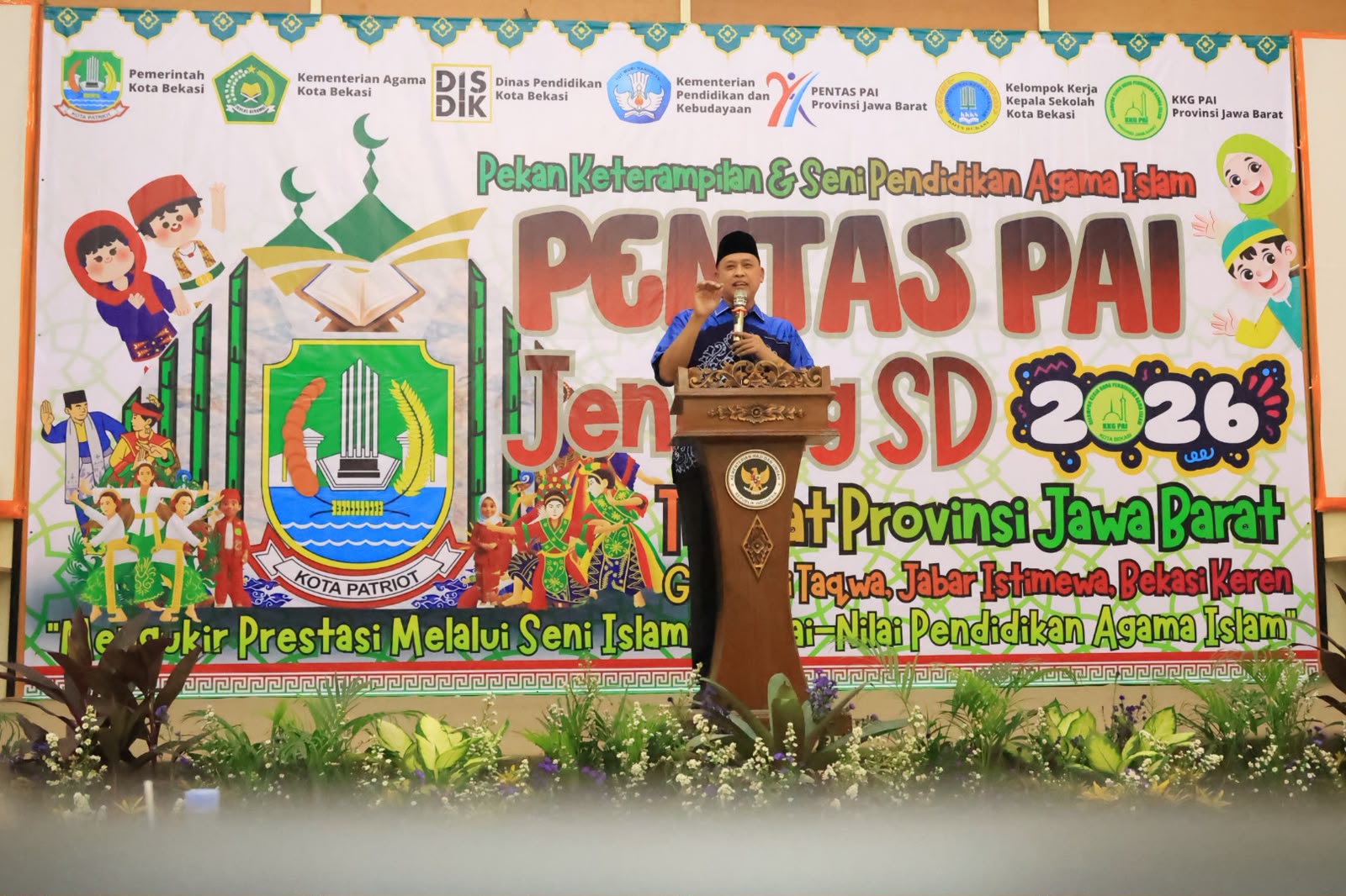 Tri Adhianto Resmi Buka Pentas PAI SD 2026, Perkuat Karakter Melalui Seni dan Pendidikan Agama Islam