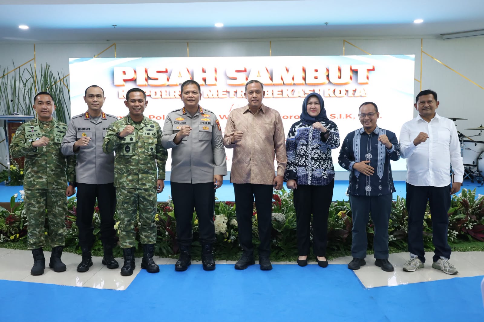 Pisah Sambut Kapolres Metro Bekasi Kota, Wali Kota Apresiasi Pengabdian dan Sambut Kepemimpinan Baru