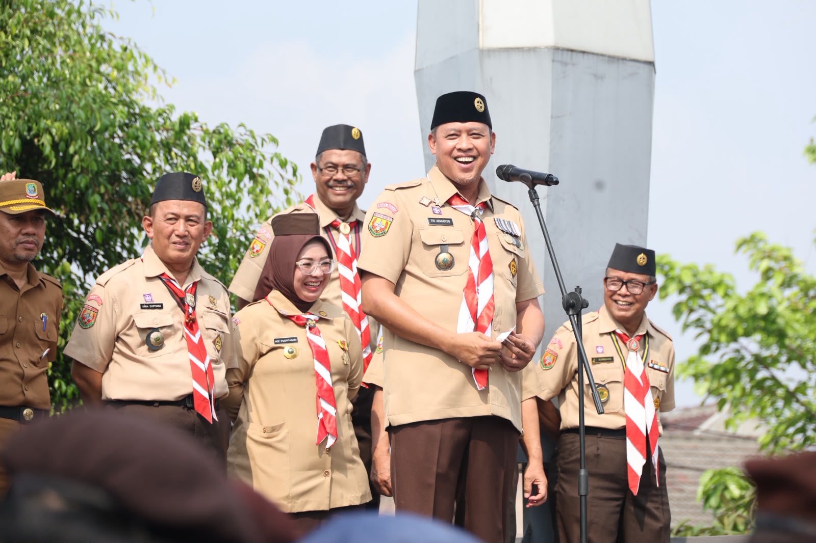 Jelang Jambore Nasional XII 1.300 Anggota Pramuka Dikukuhkan, Tri Adhianto Dorong Generasi Mandiri