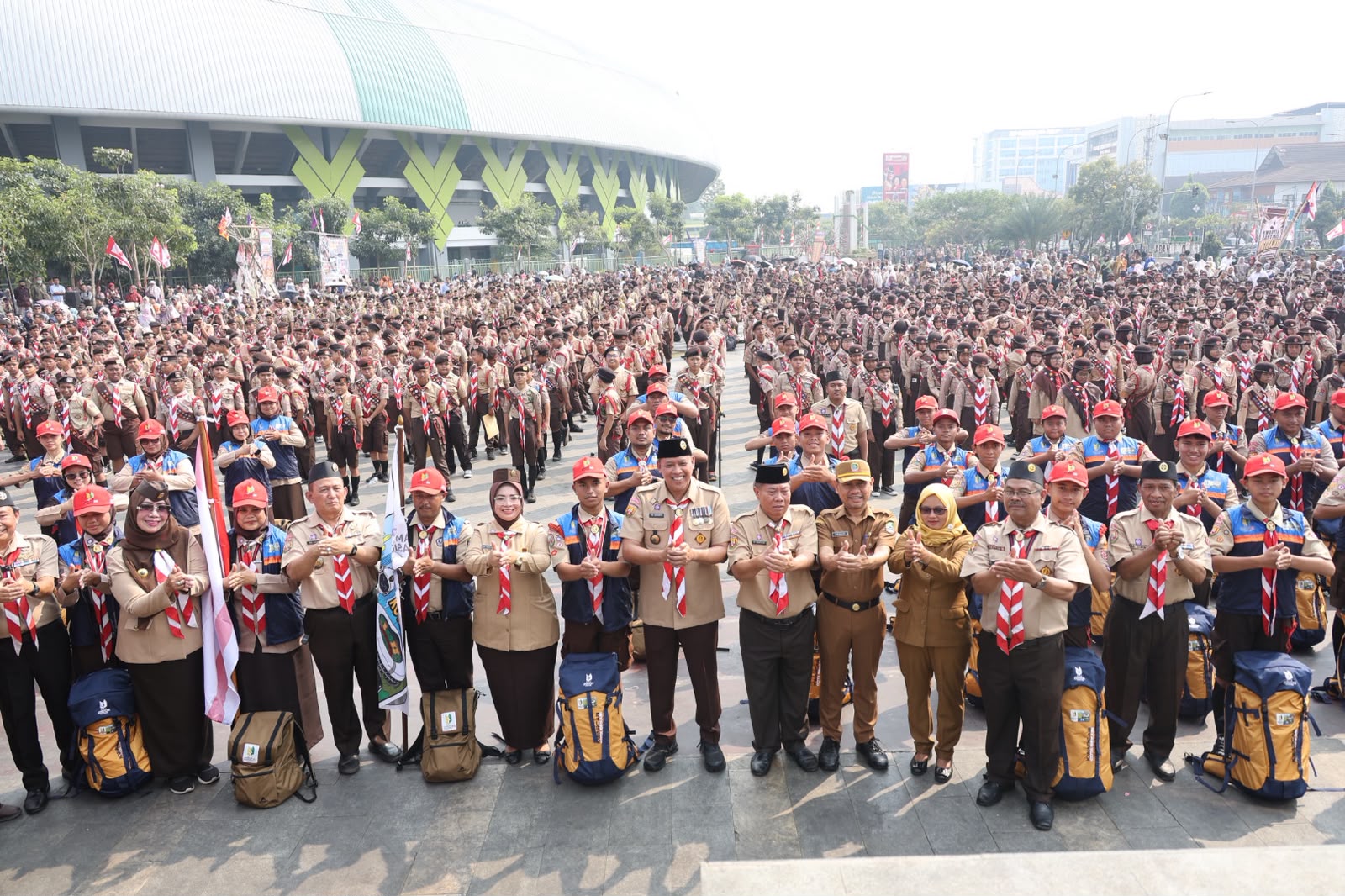 Jelang Jambore Nasional XII 1.300 Anggota Pramuka Dikukuhkan, Tri Adhianto Dorong Generasi Mandiri