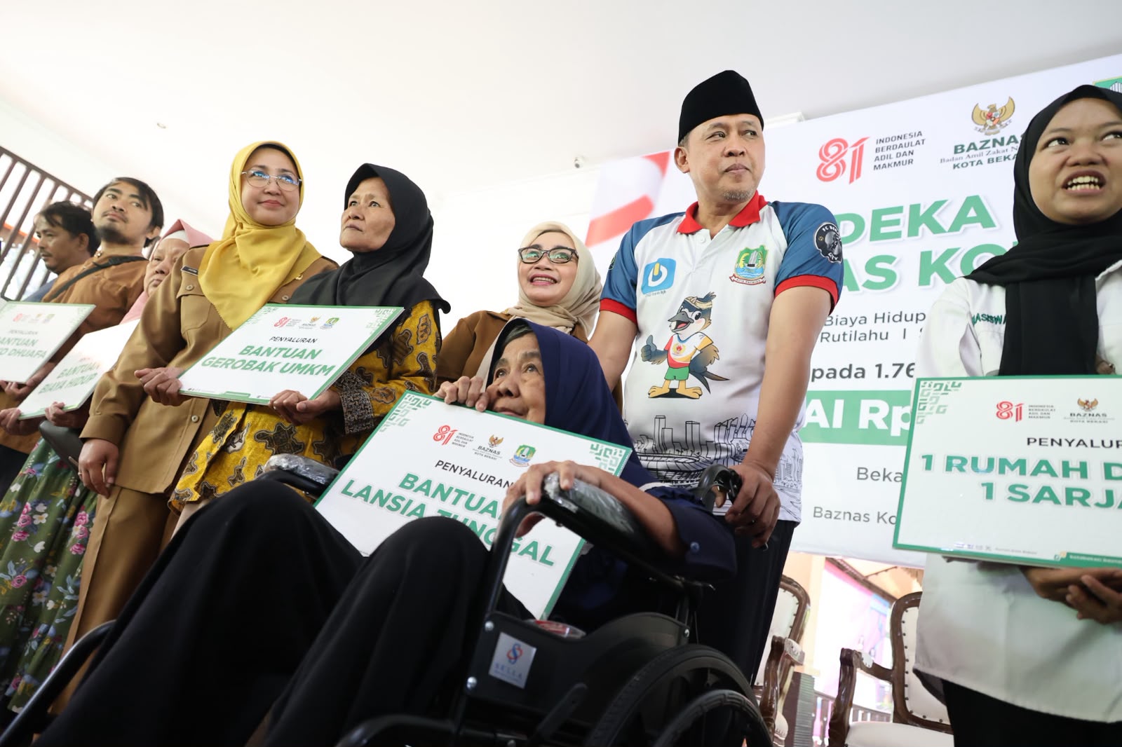 1.761 Warga Terima Manfaat Zakat, Wali Kota Bekasi Dorong Baznas Perkuat Kepercayaan Masyarakat