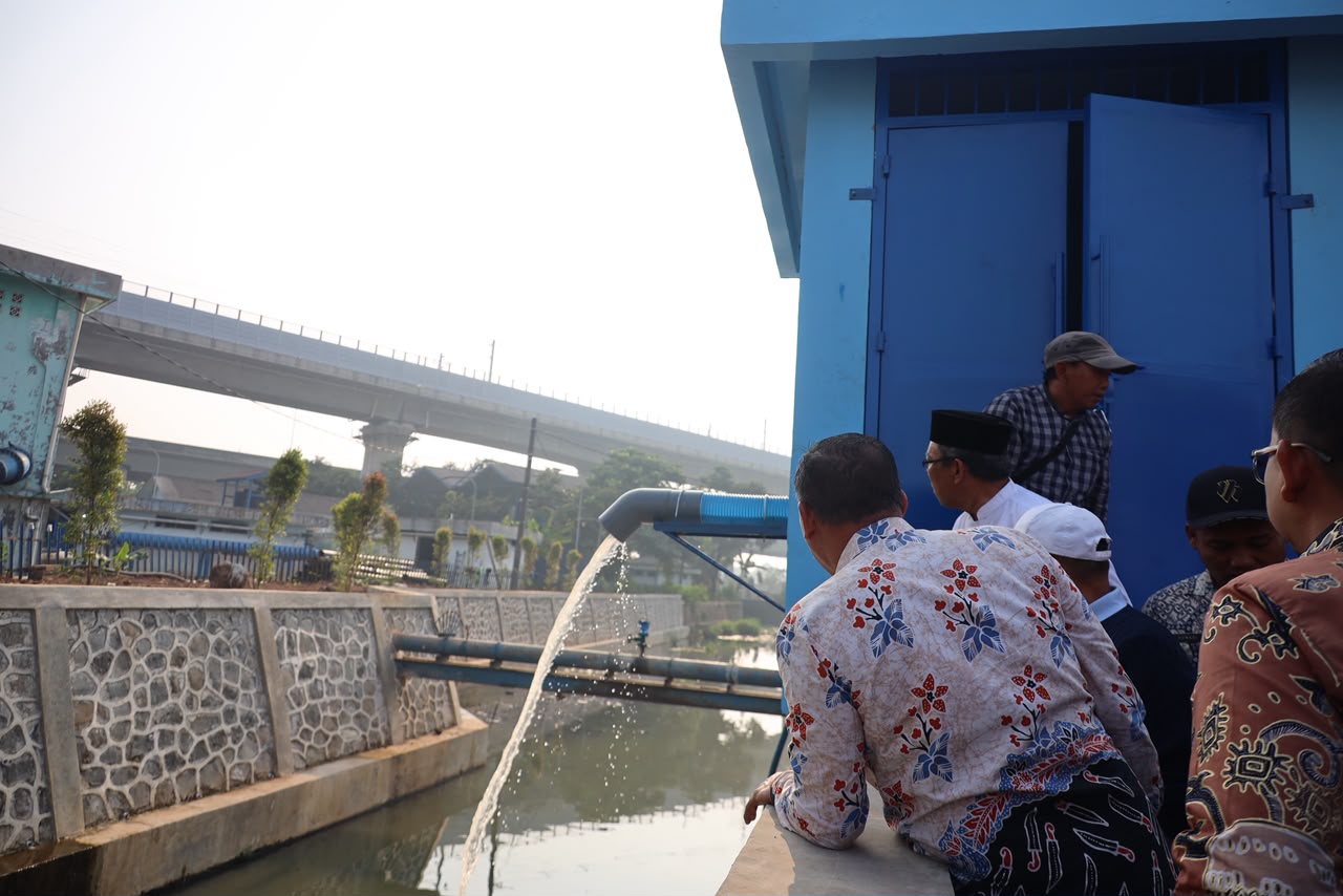 Turap Bumi Bekasi Baru Selesai Dibangun, Kurangi Dampak Banjir Rawalumbu