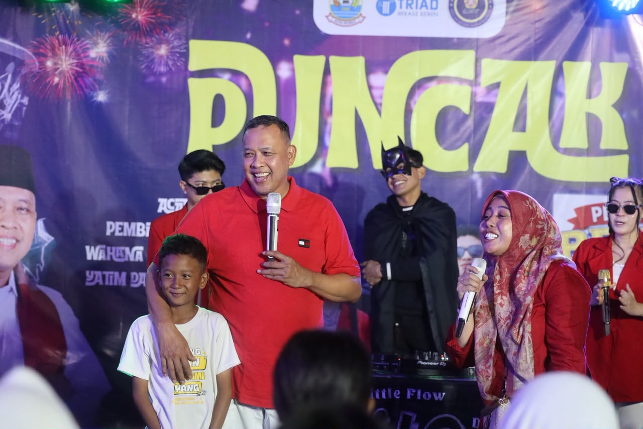 Hadiri Pekan Raya Bekasi di Wisma Jaya, Warga Gembira Ada Taman Ruang Terbuka Hijau