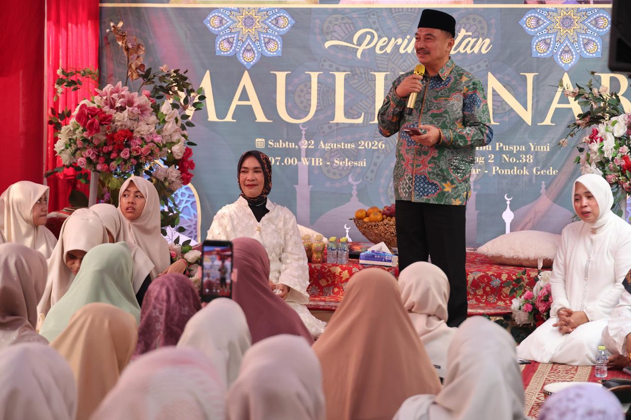 Wawali Harris Bobihoe Hadiri Peringatan Maulid Nabi, Semoga Bawa Keberkahan Untuk Kota Bekasi