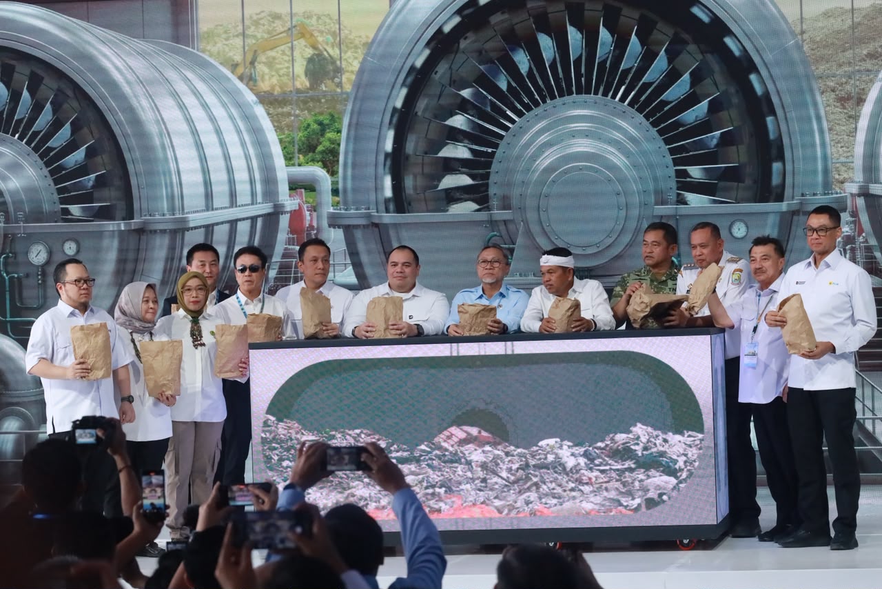 Ground Breaking PSEL Bantargebang, Tri Adhianto Targetkan Beroperasi dalam 18 Bulan