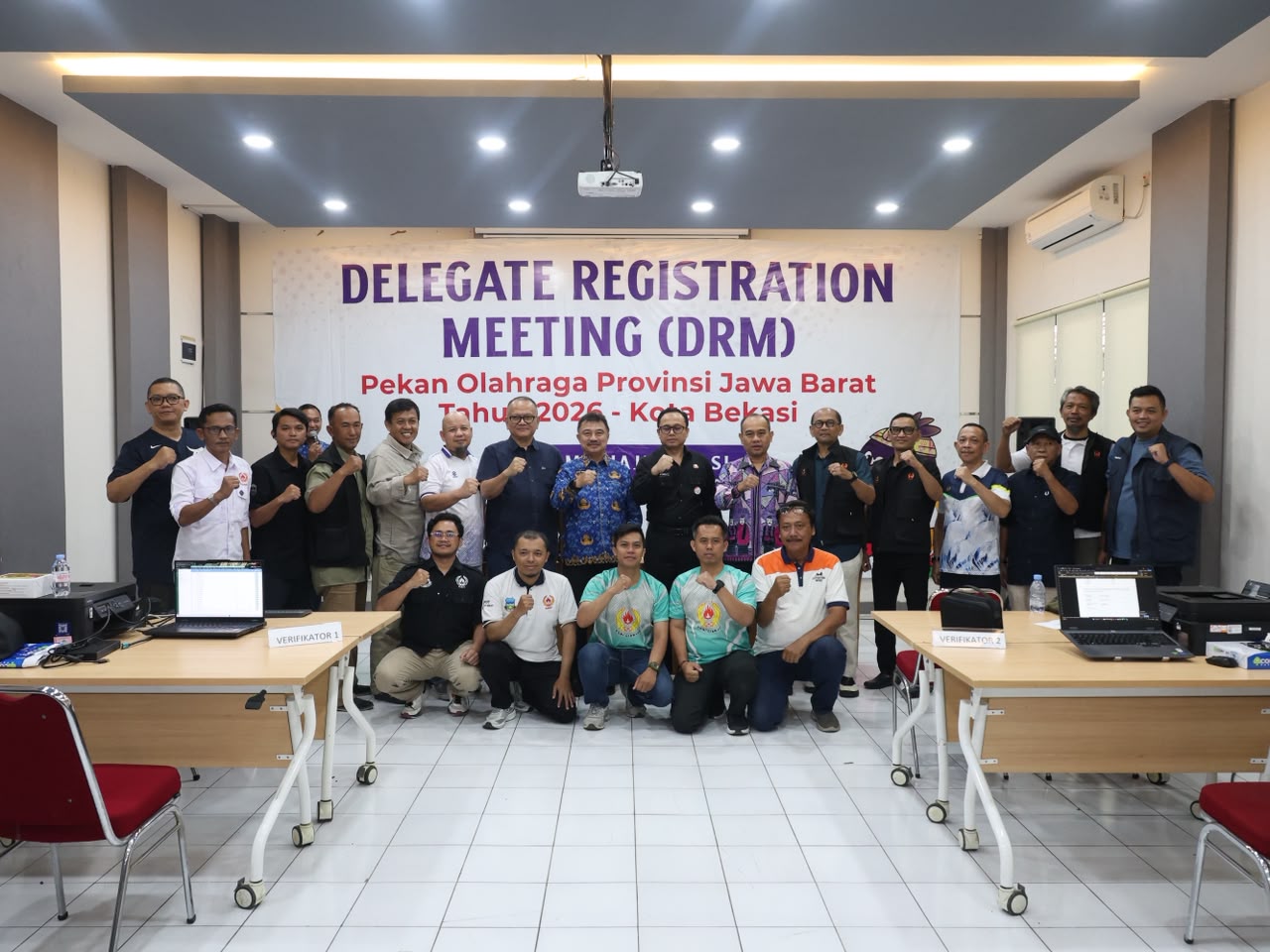 Wakil Wali Kota Bekasi Buka Delegate Registration Meeting Porprov Jabar XV Jawa Barat 2026