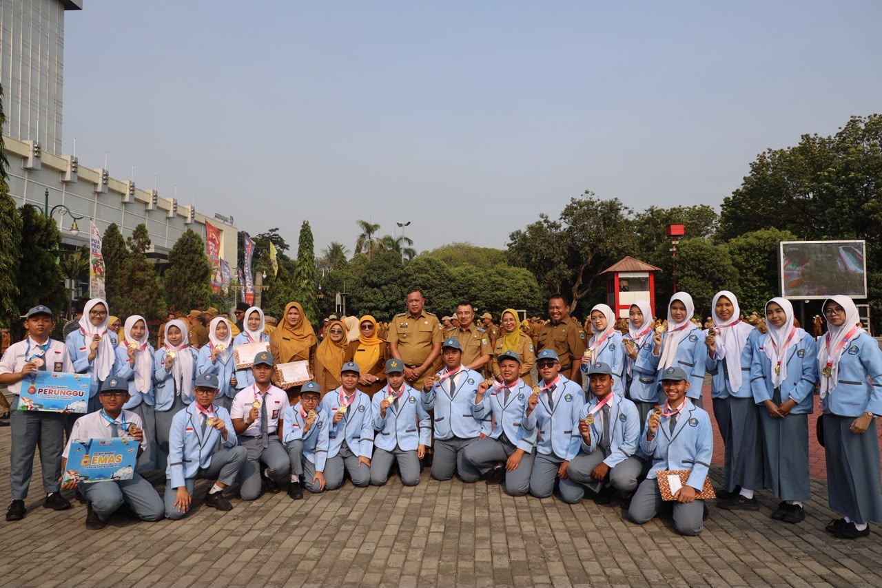 Saat Apel, Wali Kota Apresiasi Para Siswa Peraih Penghargaan Serta Bubuhkan 2 MoU Kerjasama