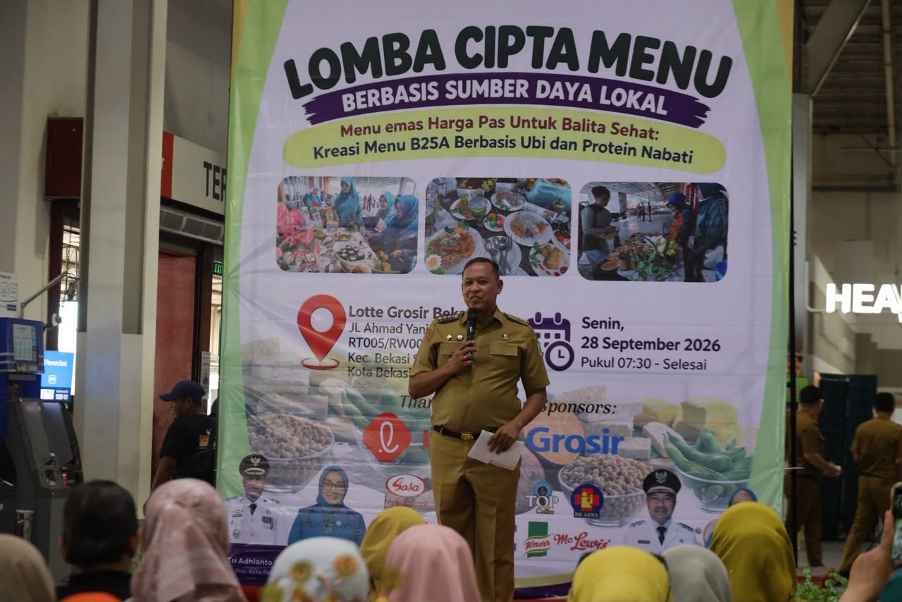 Wali Kota Bekasi Dorong Kreasi Menu Bergizi Berbasis Pangan Lokal, Dukung Pemenuhan Gizi Masyarakat