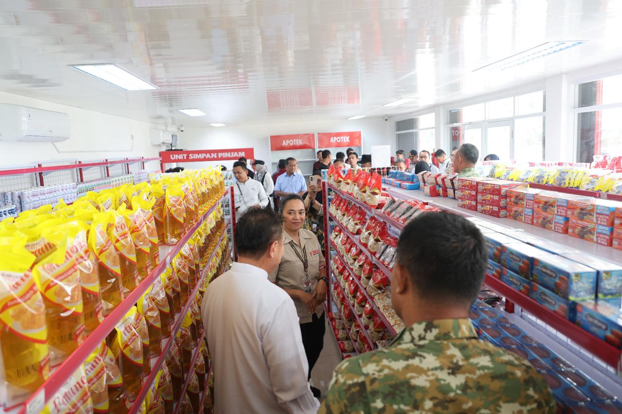 Tinjau Kopdes Merah Putih, Wawali Harris Bobihoe : Harga Lebih Murah