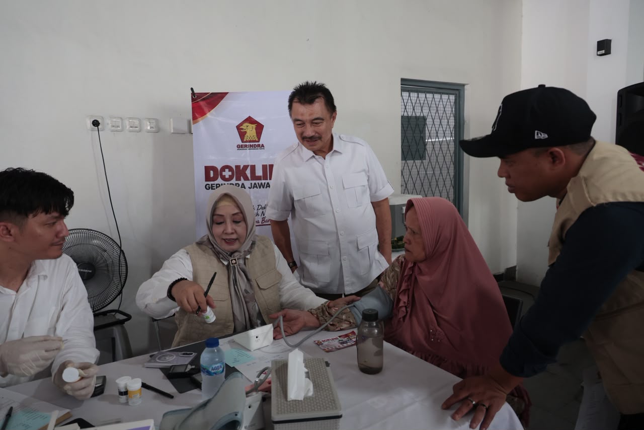 Wakil Wali Kota Bekasi Hadiri Kegiatan Dokter Keliling Gerindra Jawa Barat di Jatiasih