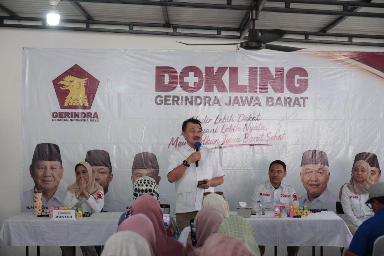 Wakil Wali Kota Bekasi Hadiri Kegiatan Dokter Keliling Gerindra Jawa Barat di Jatiasih