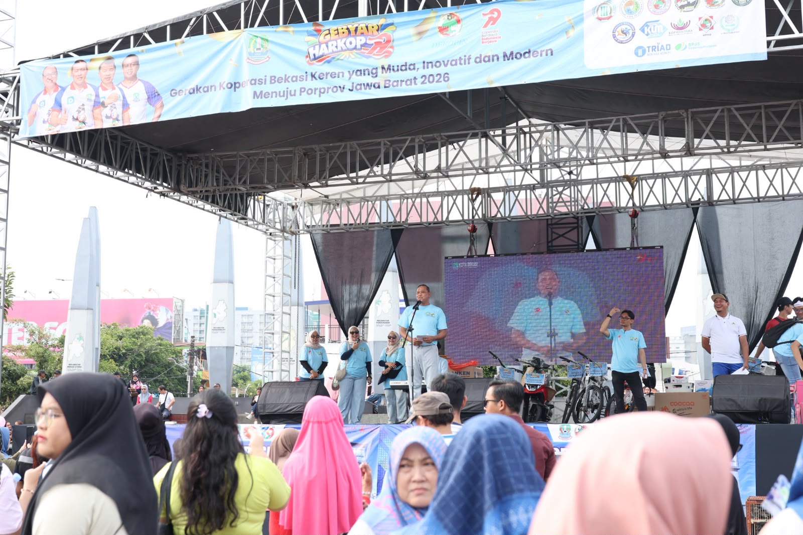 Gebyar Harkop ke-79, Wali Kota Bekasi Bekasi Dorong Koperasi Lebih Adaptif dan Bisa Berdaya Saing