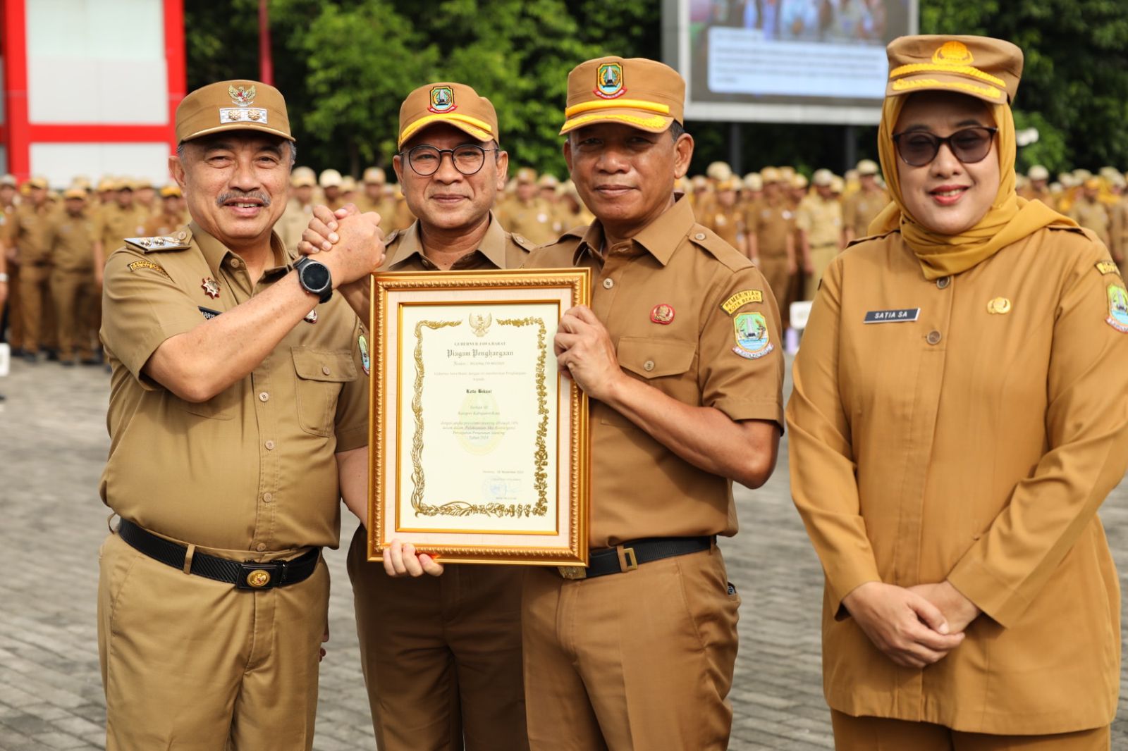 Kota Bekasi Kembali Meraih Terbaik Ketiga Prevalensi Stunting Dibawah 14 Persen