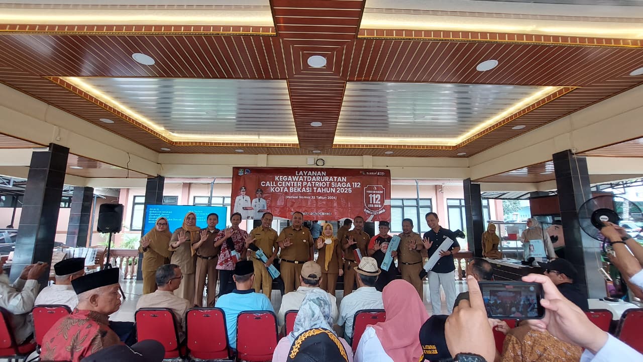 DISKOMINFOSTANDI GELAR DISEMINASI NTPD PATRIOT SIAGA 112 DI KECAMATAN PONDOKGEDE