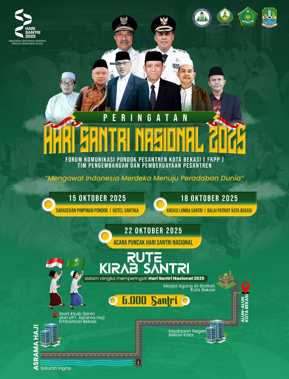 Pemkot Bekasi Rencanakan Gelar Hari Santri Tahun 2025