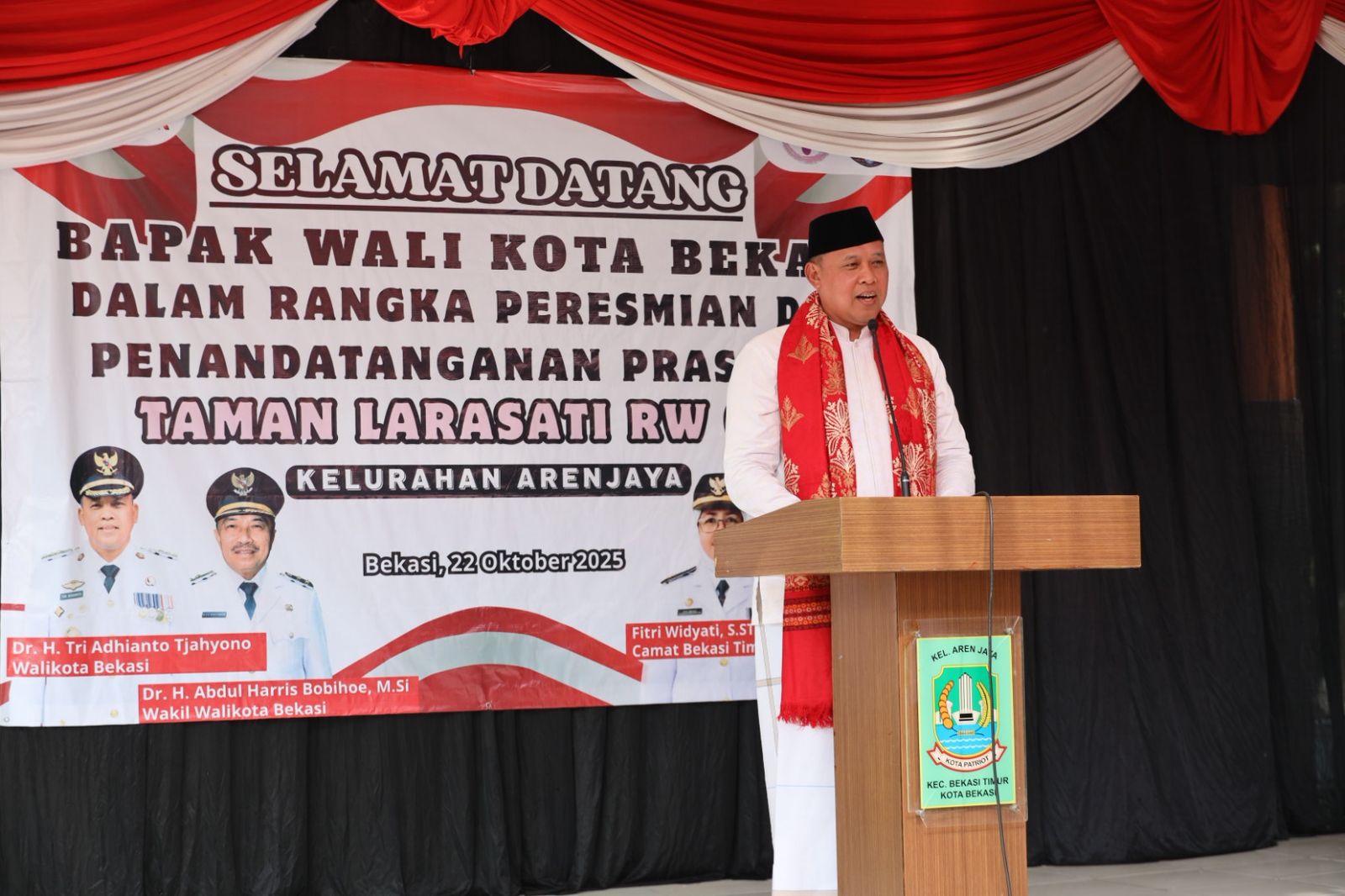Pemkot Bekasi Tambah Ruang Terbuka Hijau di Aren Jaya, Tri Himbau Warga Jaga Taman Bersama