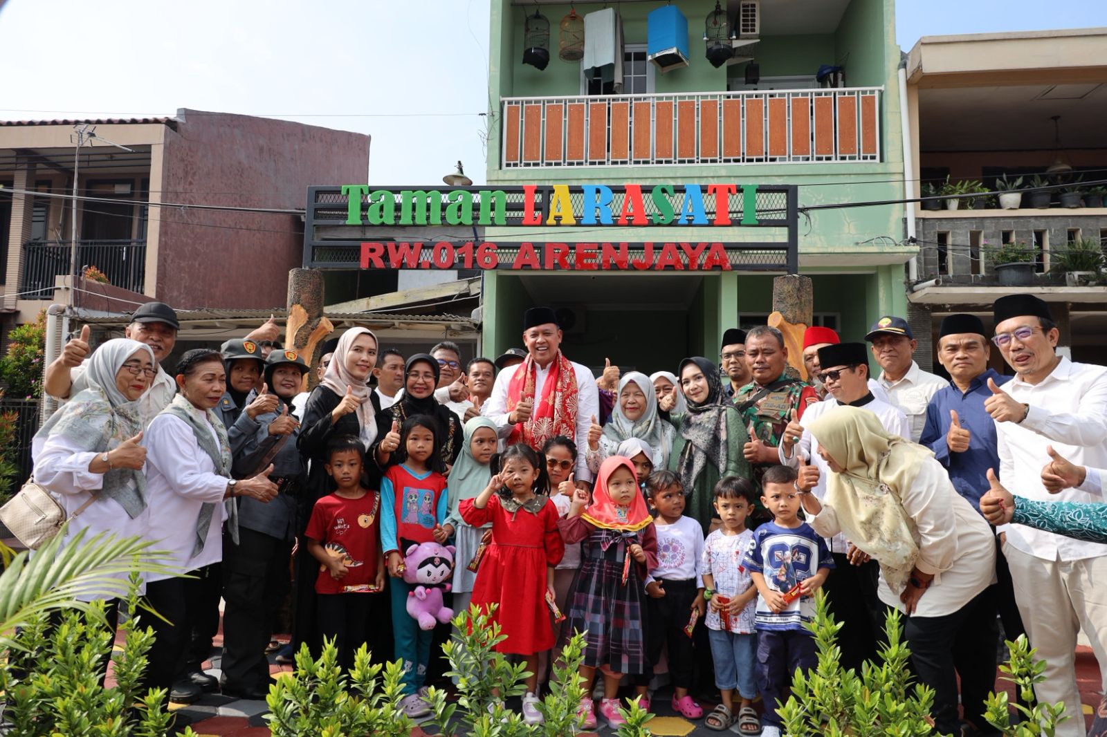 Pemkot Bekasi Tambah Ruang Terbuka Hijau di Aren Jaya, Tri Himbau Warga Jaga Taman Bersama