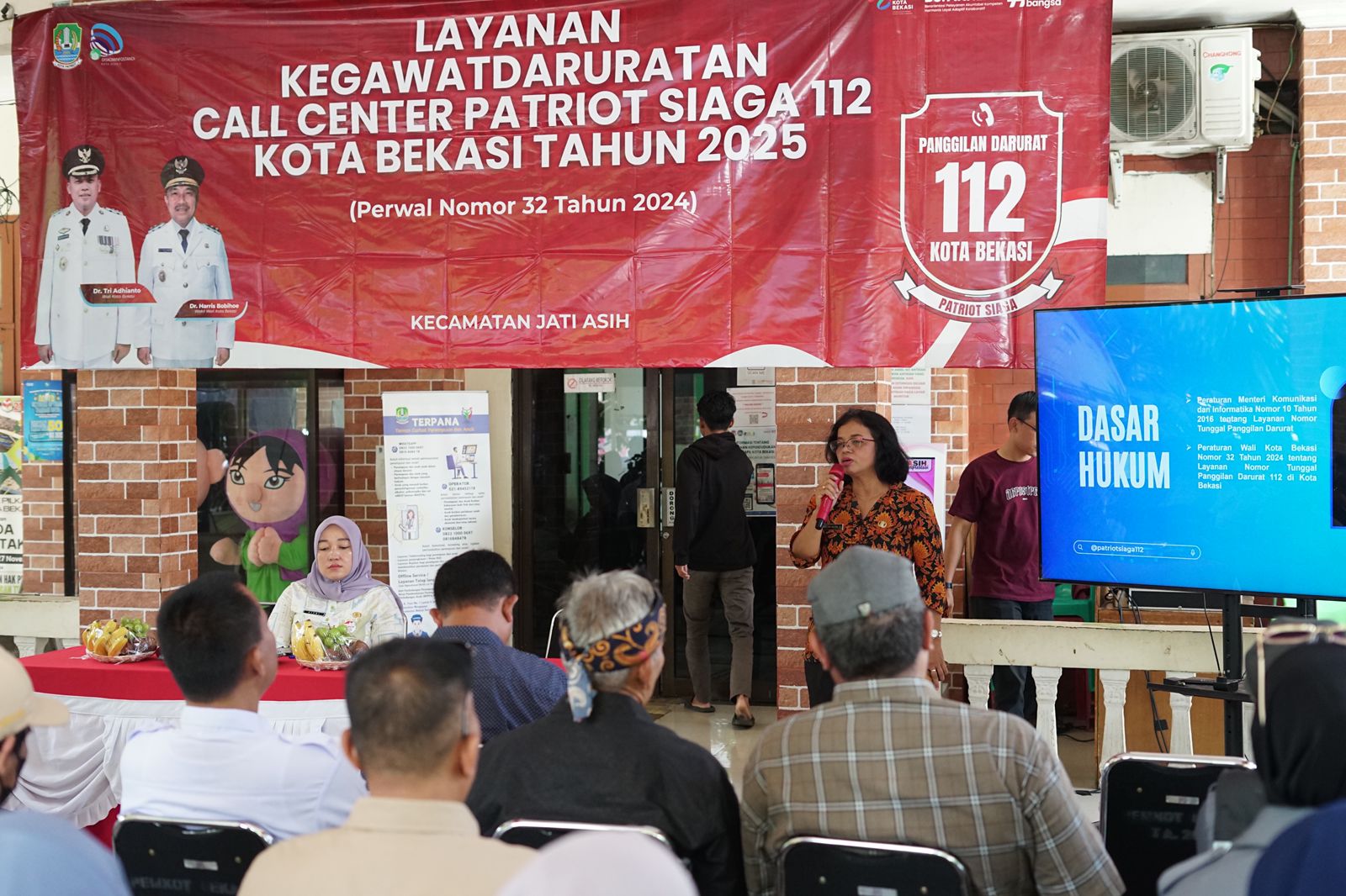 Pemkot Bekasi Sosialisasikan Layanan Patriot Siaga 112 di Kecamatan Jatiasih ?