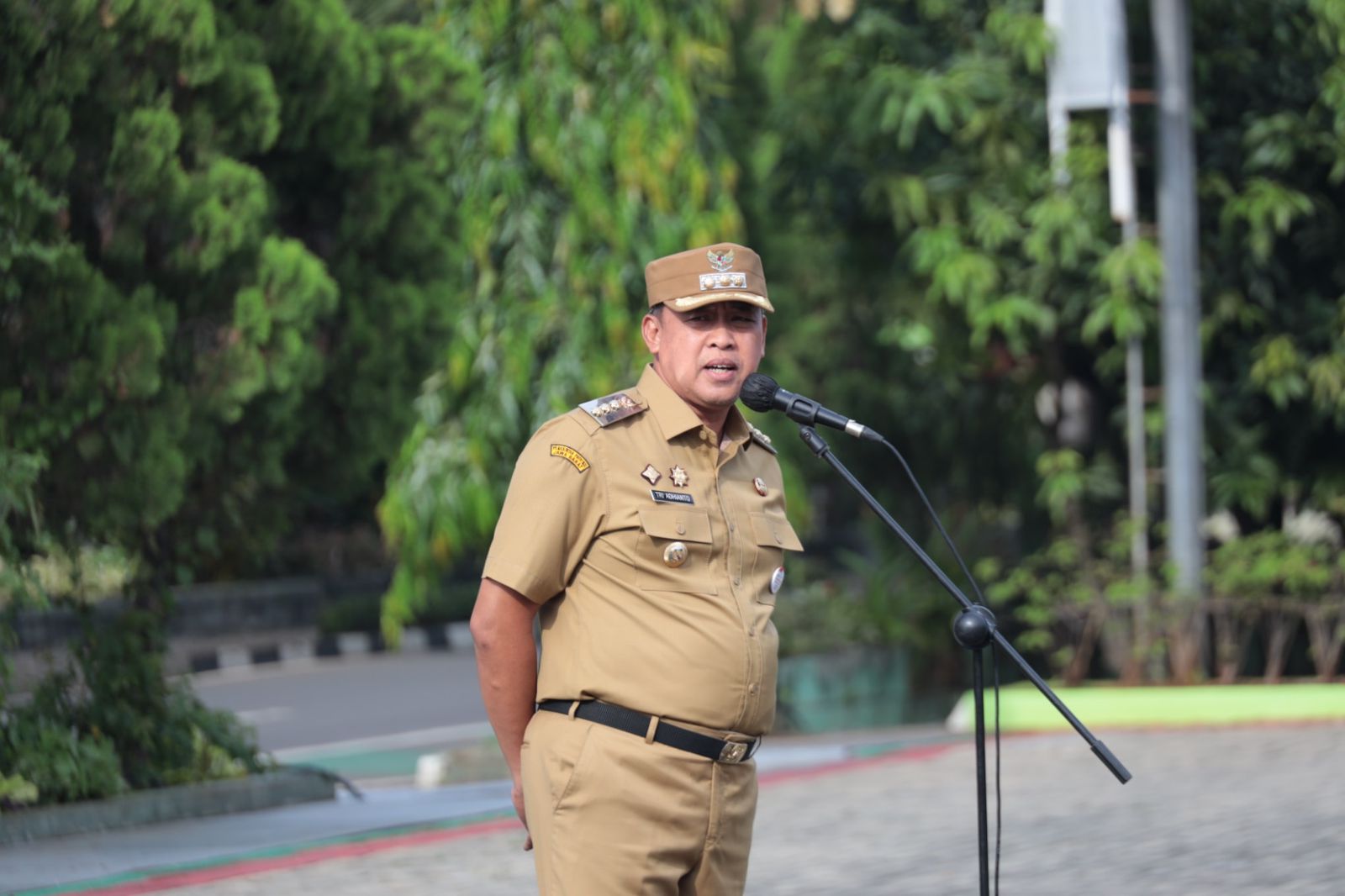 Apel Pagi, Tri Adhianto Wujudkan Efisiensi, serta Perkuat Semangat ASN