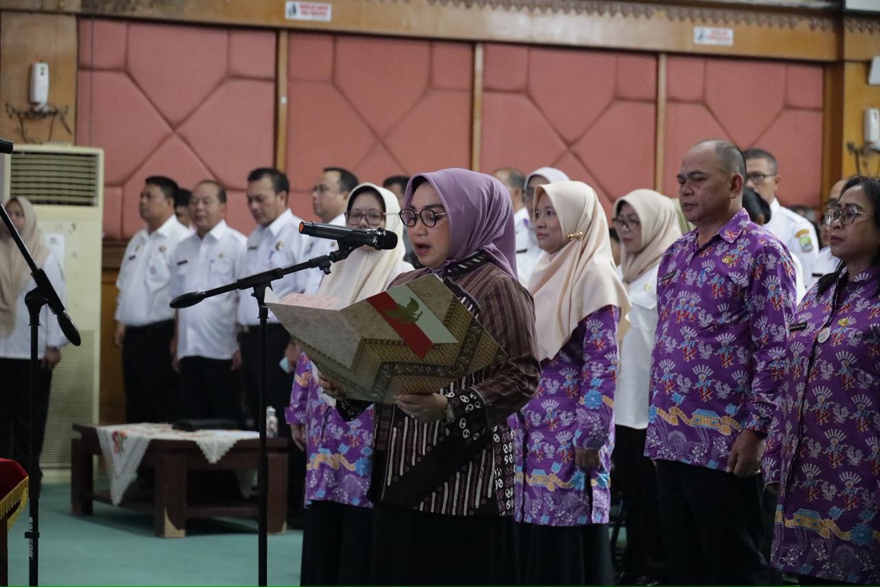 Wiwiek Hargono Tri Adhianto Dilantik Sebagai Bunda PAUD Kota Bekasi