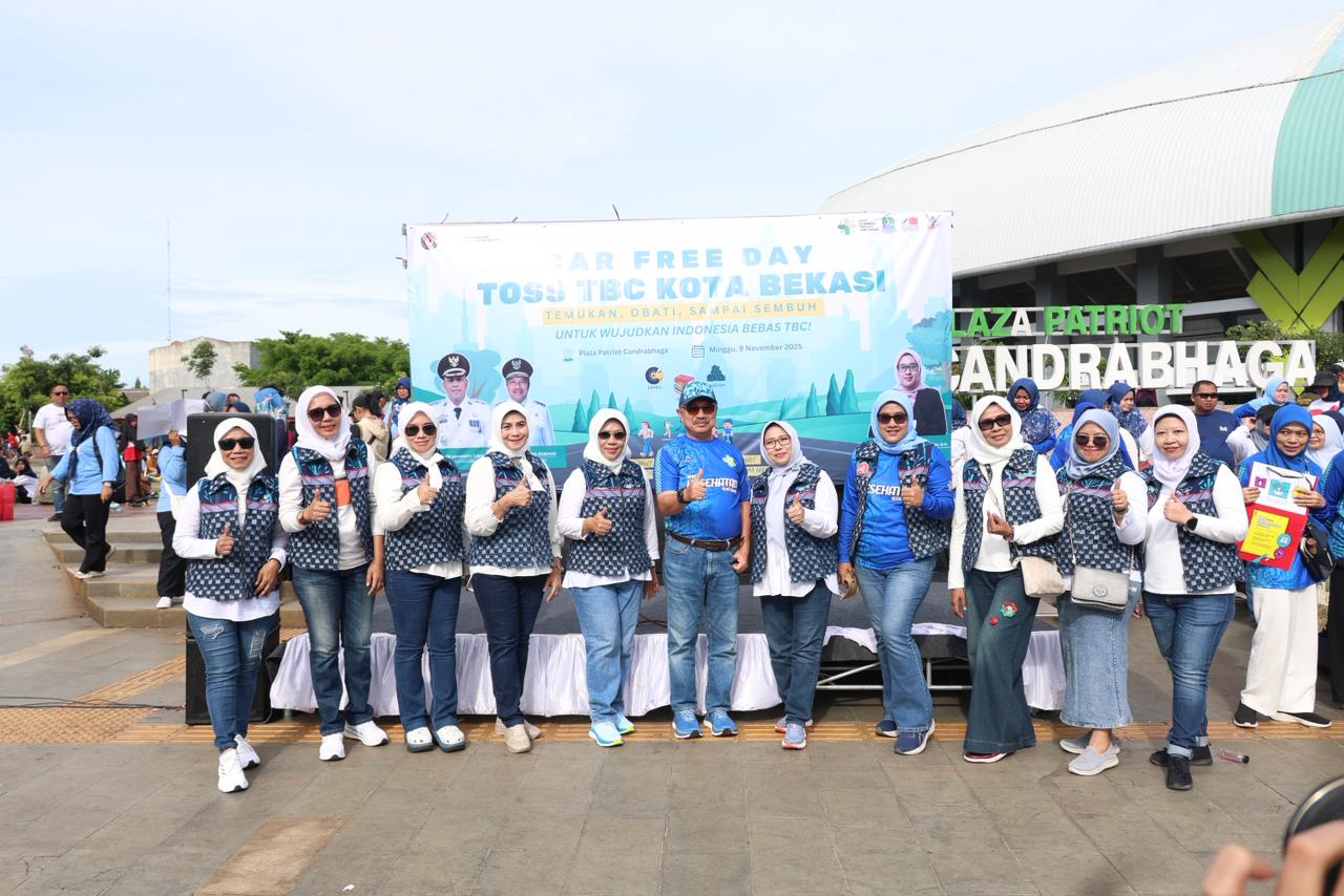 CFD Jadi Ajang Edukasi Kesehatan, Wawali Bekasi Tekankan Pentingnya Deteksi Dini TBC