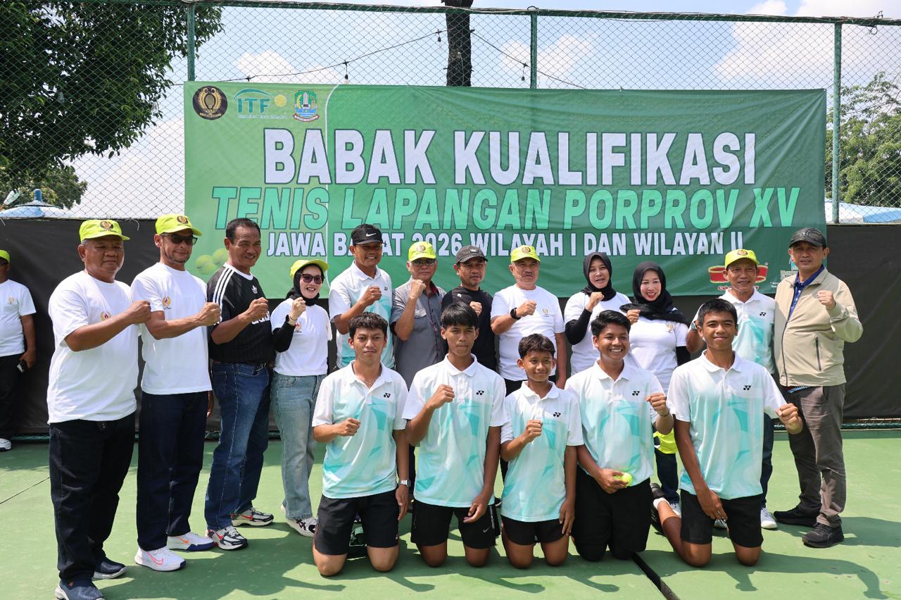 Kualifikasi Porprov XV Cabor Tenis Resmi Di Buka Oleh Wawali Harris Bobihoe