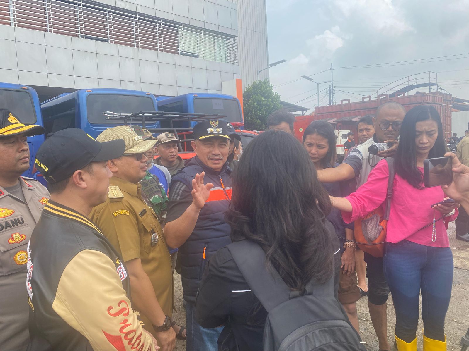 Wawali Bobihoe Tinjau Lokasi Terdampak  Banjir