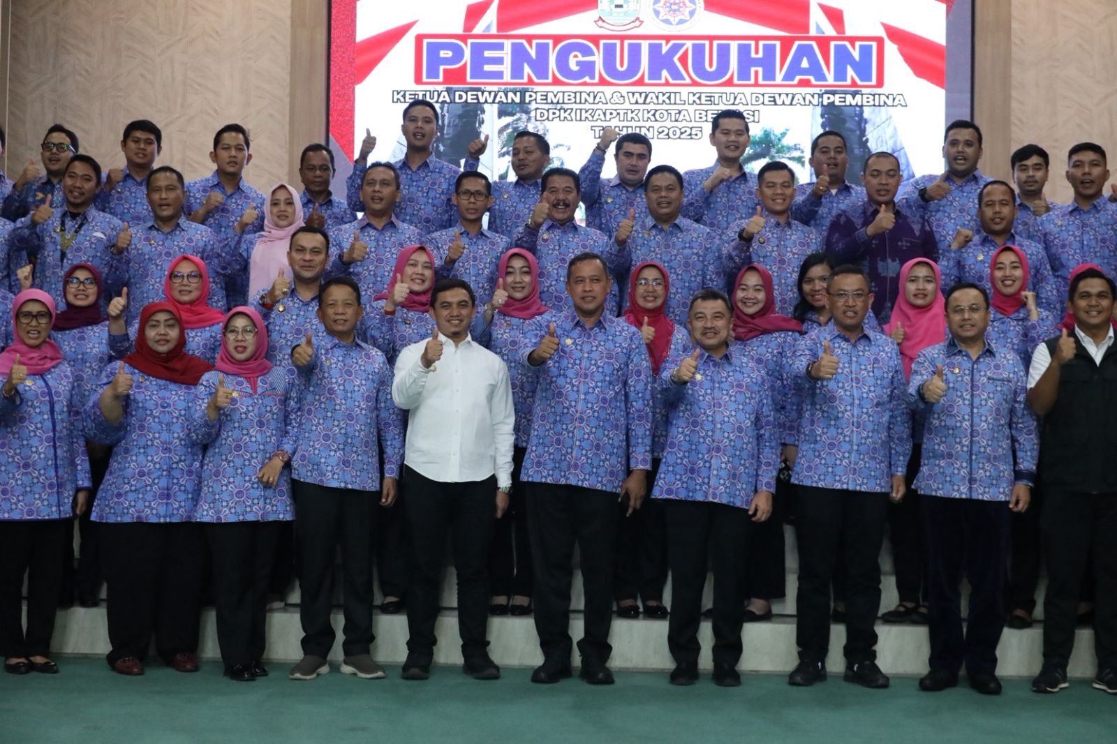 Pengukuhan Ketua dan Wakil Ketua Dewan Pembina DPK IKAPTK Kota Bekasi