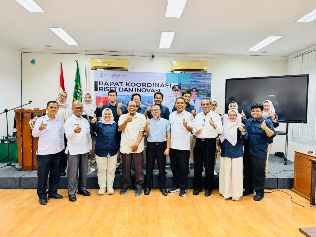 Bappelitbangda Kota Bekasi Gelar Rapat Koordinasi Riset dan Inovasi Tahun 2025