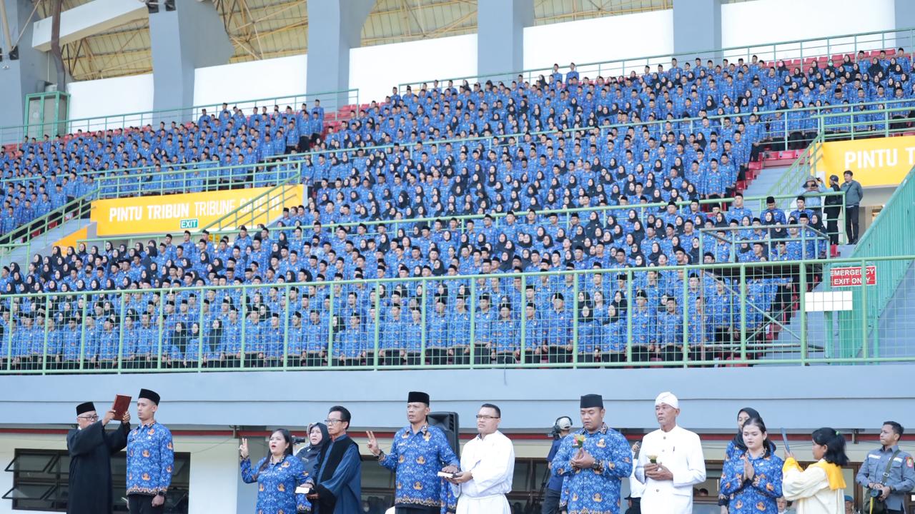 Wali Kota Lantik 7.969 PPPK, Kepala BKN: Kota Bekasi Paling Cepat dan Terbanyak di Indonesia