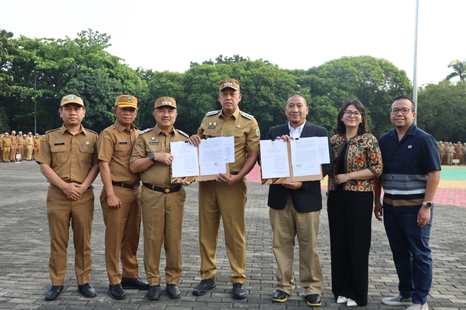 Gandeng PT. Garuda Gemah Nusantara, Optimalkan Pengembangan Kawasan Stadion Patriot Candrabhaga