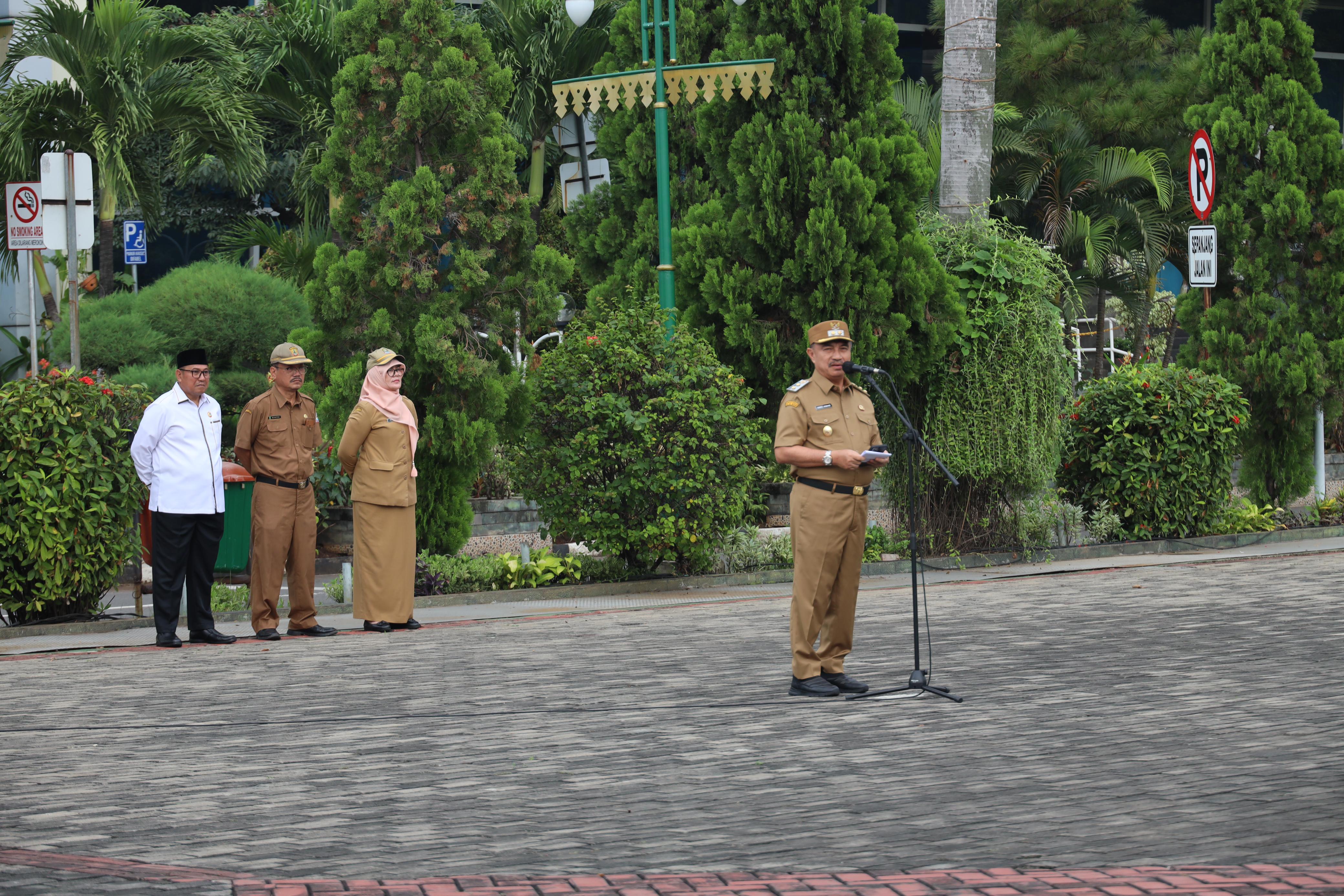 Pimpin Apel Pagi, Wawali Harris Bobihoe Sampaikan Beberapa Amanat Penting