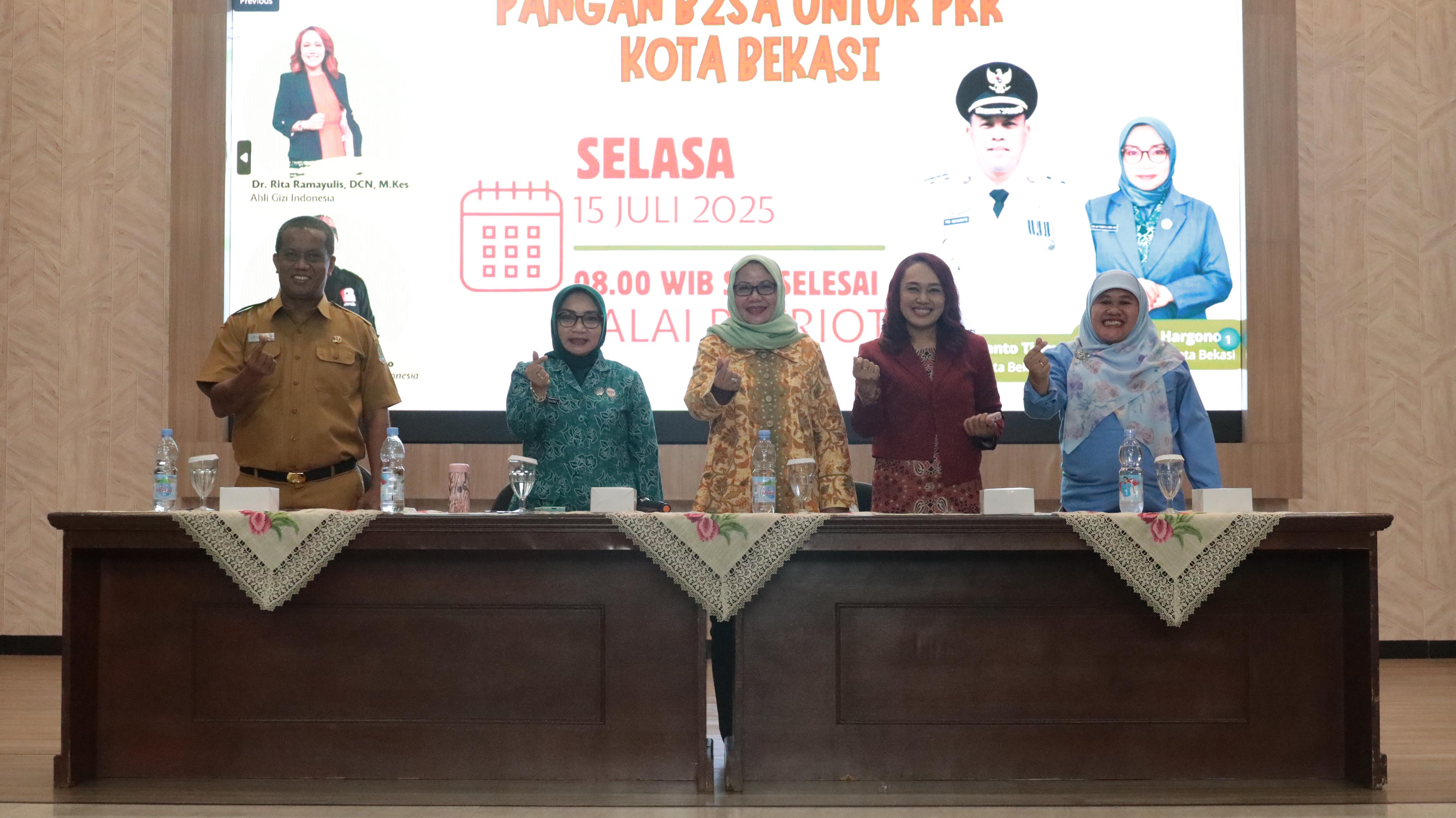 Ketua TP PKK Kota Bekasi Resmikan Sosialisasi Cipta Menu Pangan B2SA
