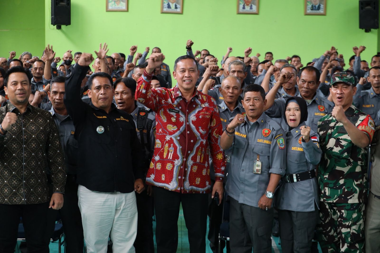 Pembinaan Linmas Bekasi Selatan, Tri Katakan Garda Terdepan Penjagaan Wilayah