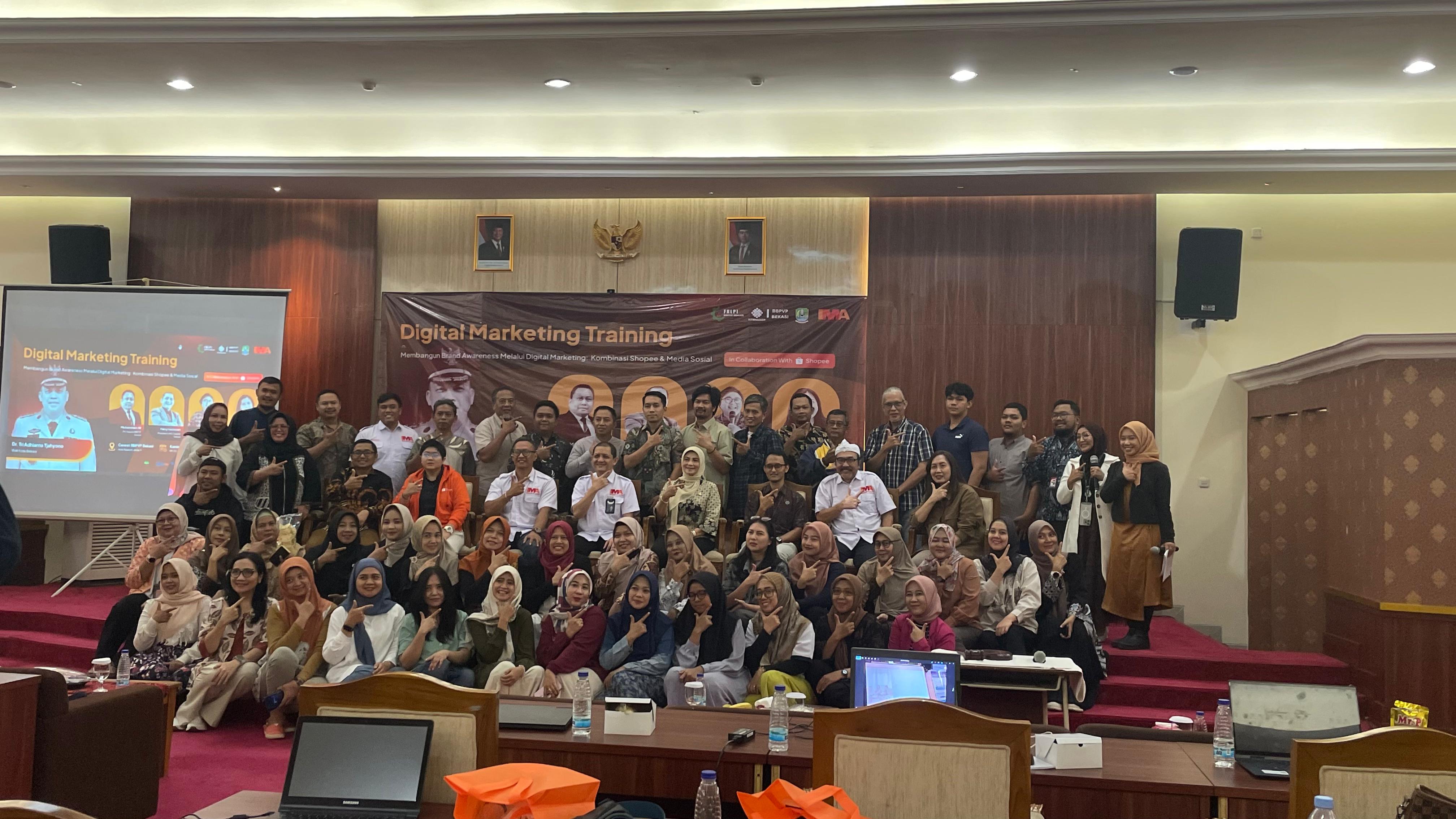 Pelatihan Digital Marketing Bersama Shopee:  Dorong UMKM Kota Bekasi Go Digital