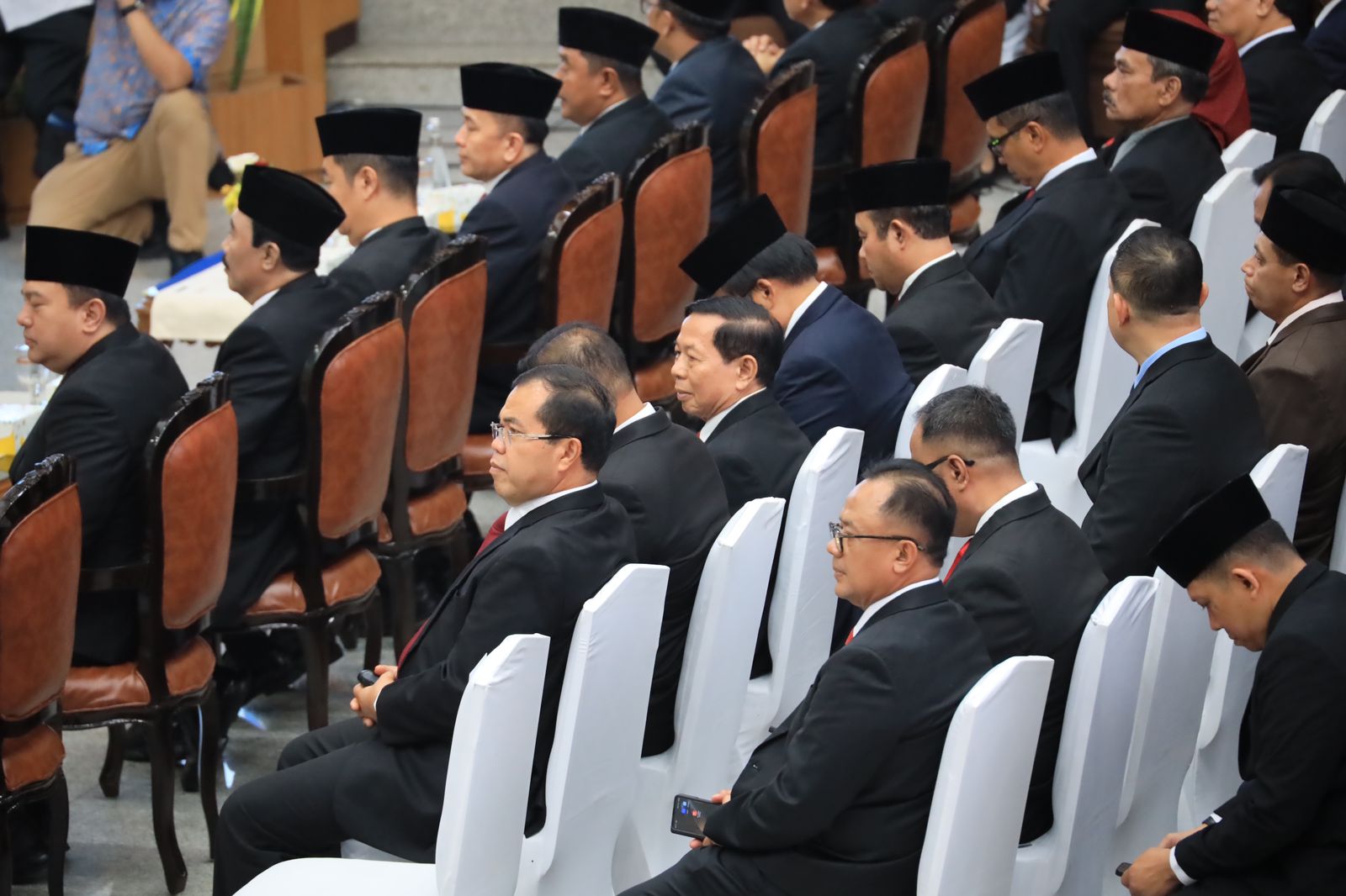 Pj. Wali Kota Bekasi Hadiri Pemberhentian Sekjen Kemendagri dan Pelantikan Wakil Rektor IPDN