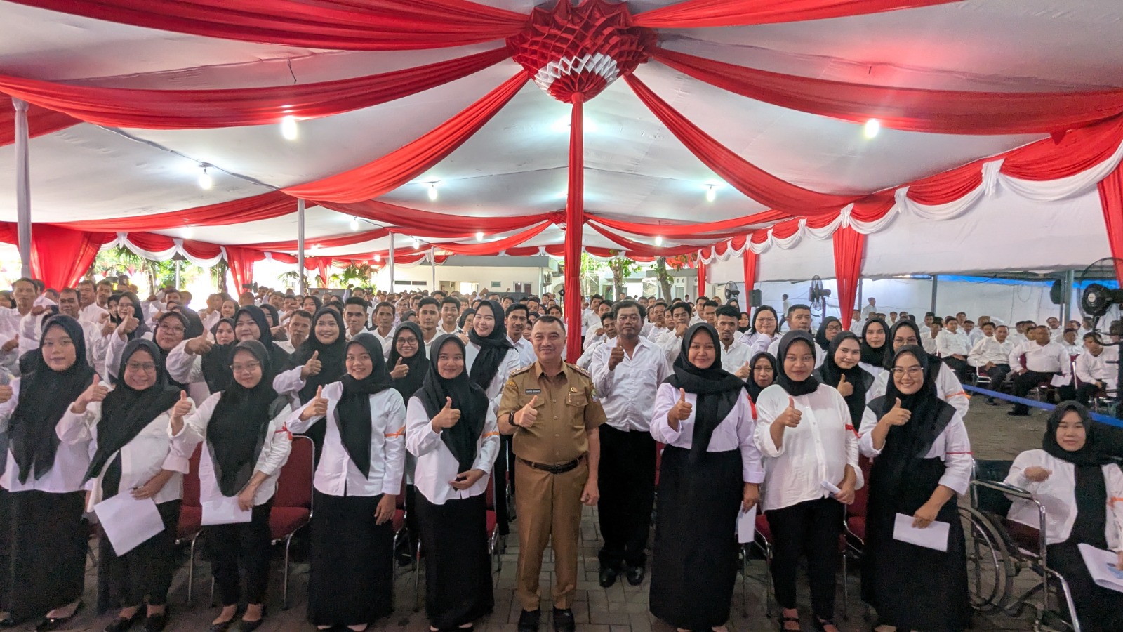 Wawali Harris Bobihoe Beri Semangat Ke 3.758 Calon P3K Tahap 2