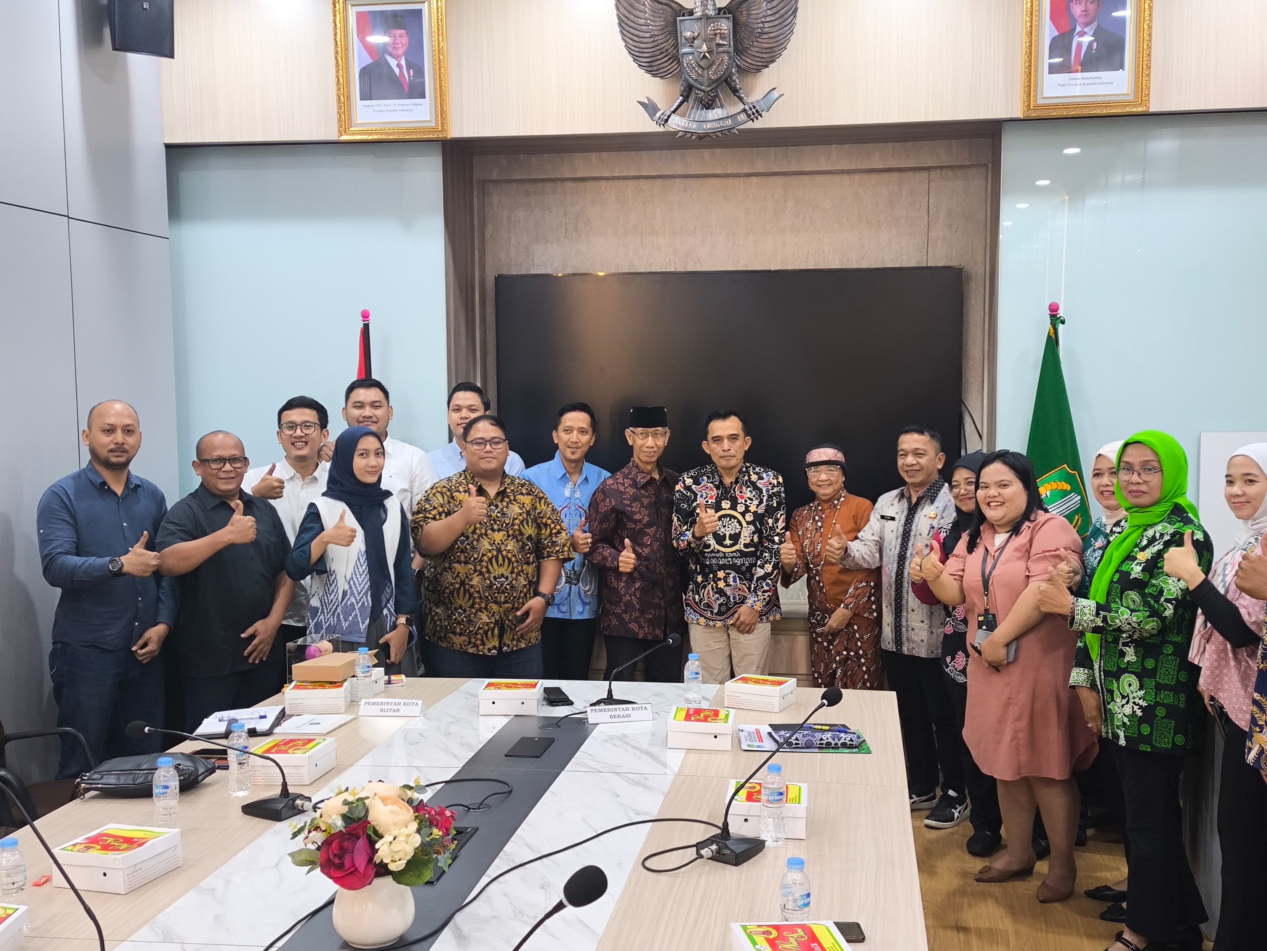 Pemkot Bekasi dan Pemkot Blitar Bahas Kerja Sama Komoditi Pelaku UKM